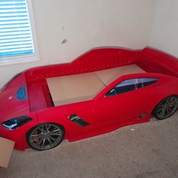 Corvette Z06 Car Bedroom Set With Headlights