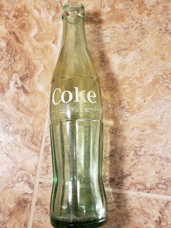 Vintage Coca Cola Coke 10 fl oz Green Glass Bottle 67 Matchez, Miss