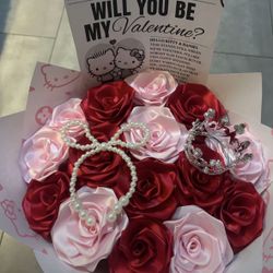 Red and pink bouquet