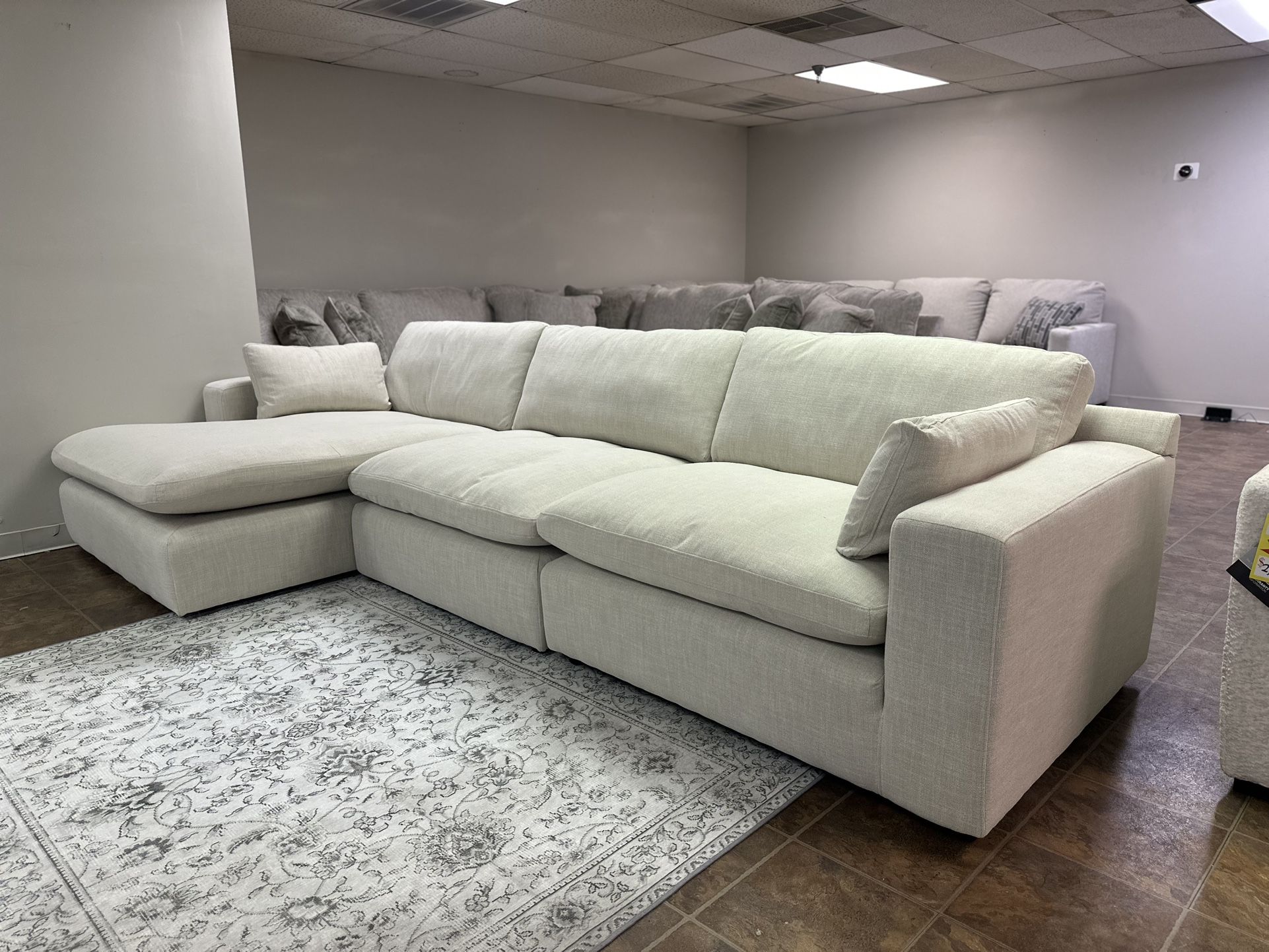 Cloud Couch Sectional Sofa With Chaise NEW *Delivery!!*