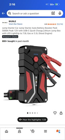 Car Jump Starter
