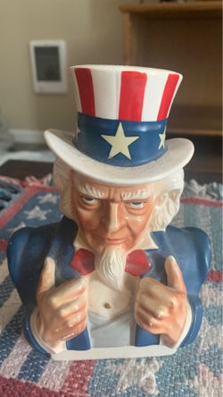 Vintage uncle same coin bank