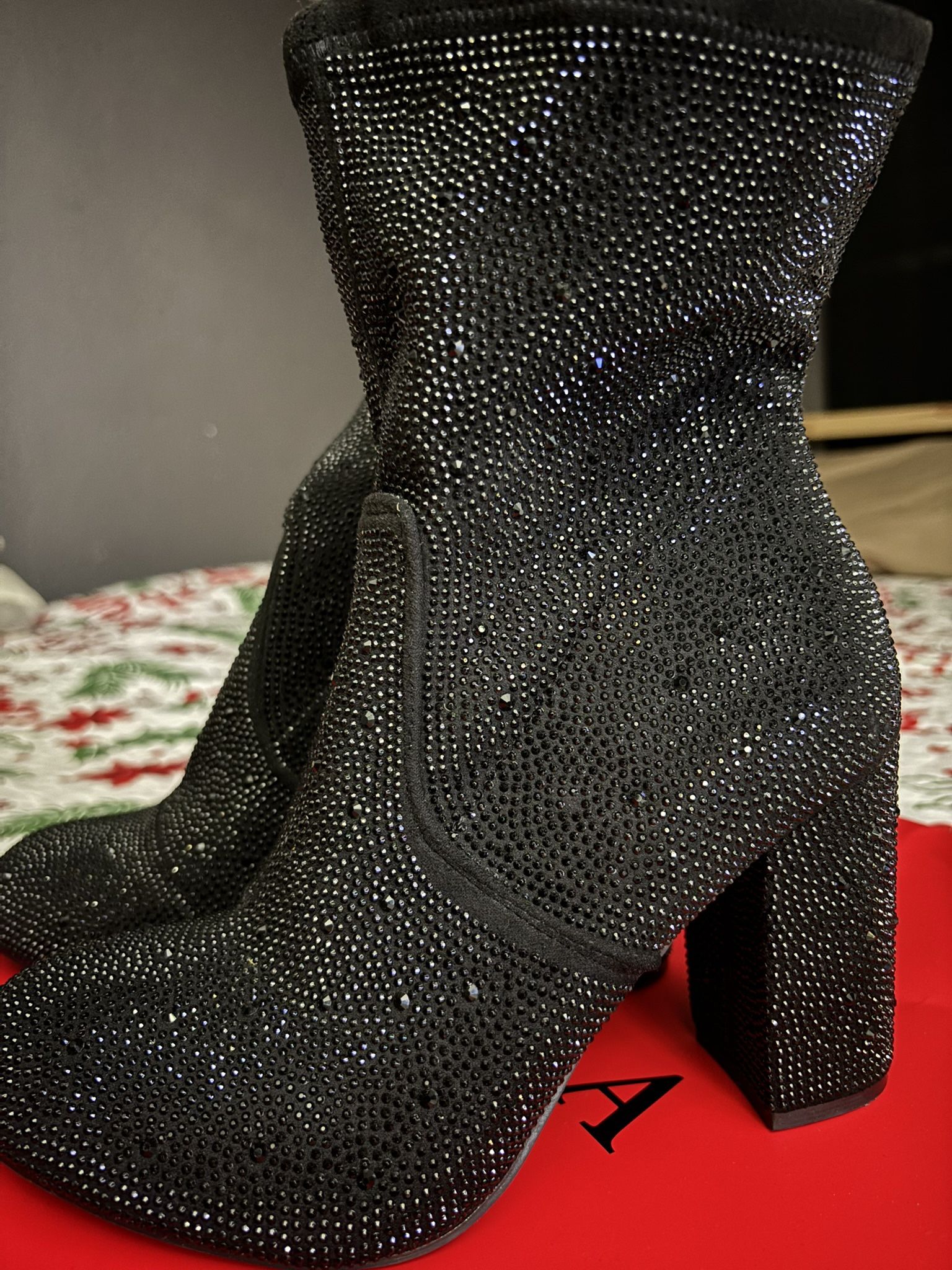 Torrid Black Embellished Boots