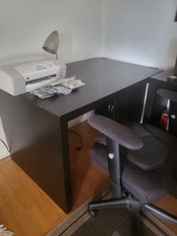 Ikea Black Desk