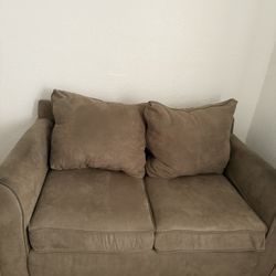 Dark Brown 2 Seater Couch