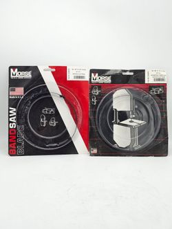 “Morse Band Saw Blades 56-1/8” 1/4” 6–8 TPI – Wood Cutting (2 Pack)”