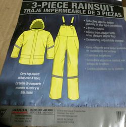 3 piece rain suit