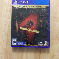 PS4 VideoGame (Back4Blood)Ultimate Edition