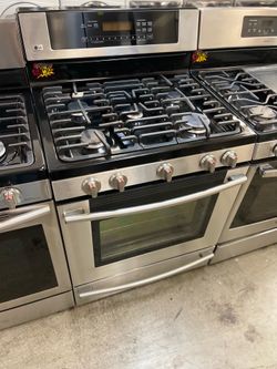 Lg gas stove 5 burners 30” inch width