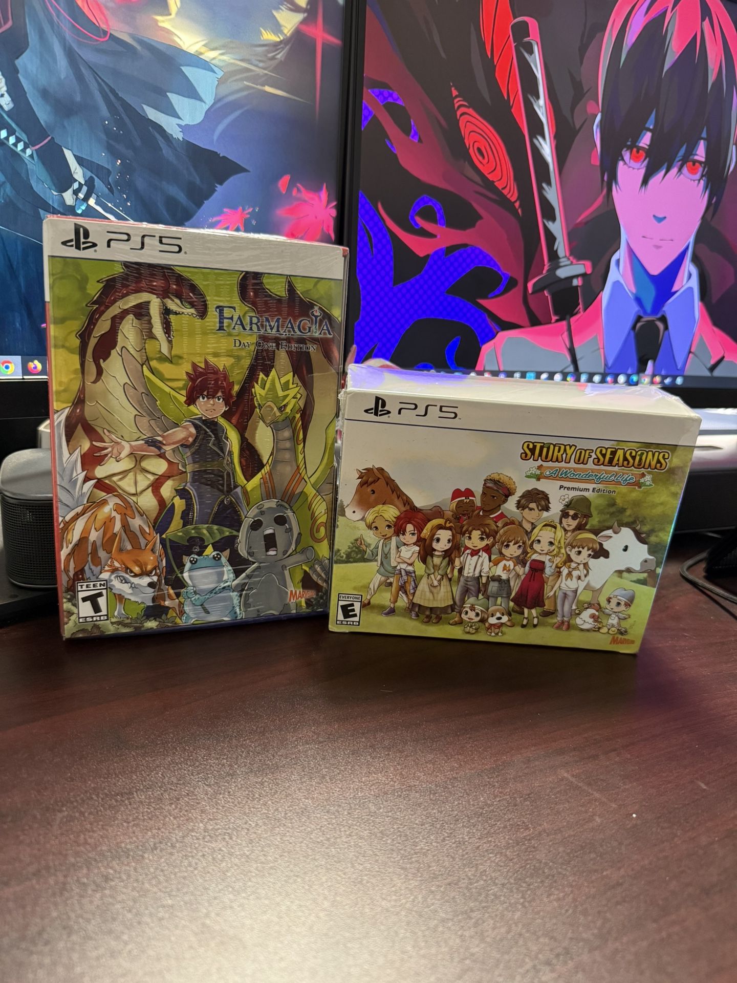 Story Of Seasons A Wonderful Life Premium Edition + Farmagia Day 1 Edition For Playstation 5