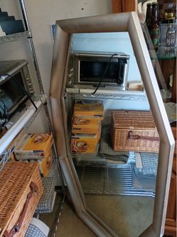Large Framed Wall Mirror