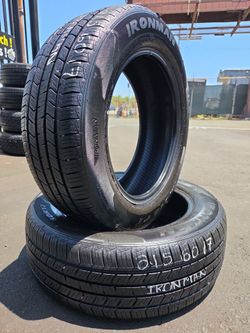 (2) P215/60R17 IRONMAN $120 CASH PRICE