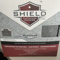Brand New Shield Outdoor Cover Club Chair Grey