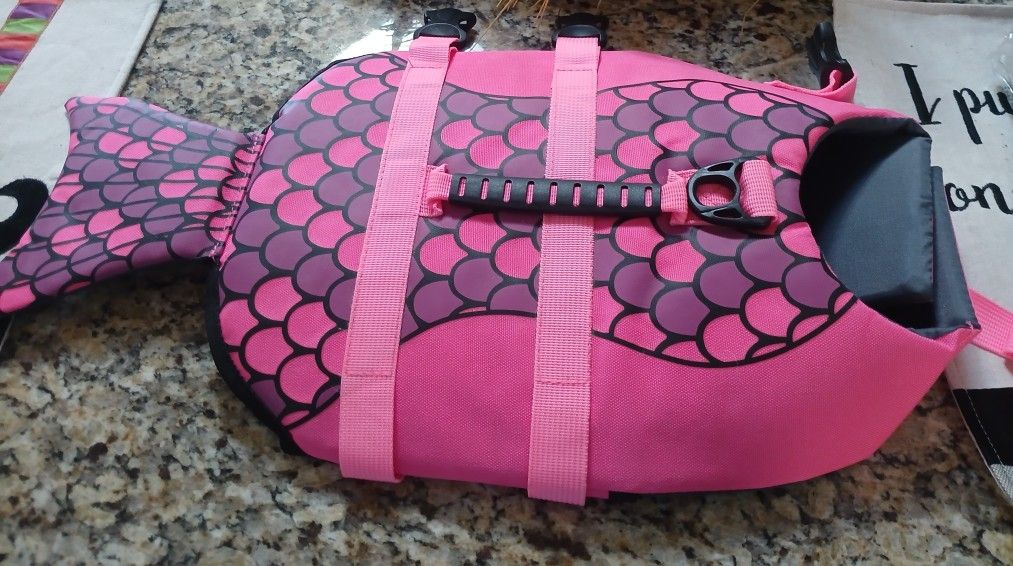 Sm Mermaid Dog Water Vest