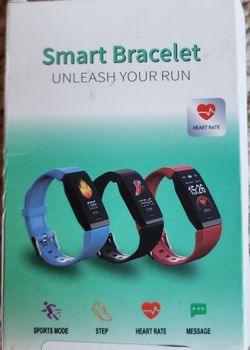 ** ⌚ Smart Fitness Bracelet – Heart Rate & Sleep Monitor | Black | Brand New**