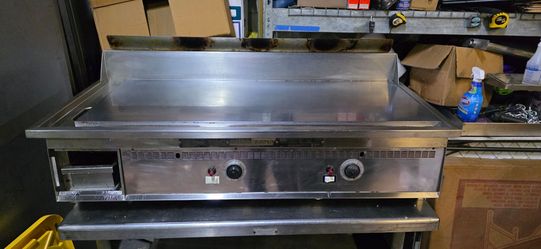 KEATING MIRACLEAN 48" CHROME TOP NATURAL GAD GRIDDLE