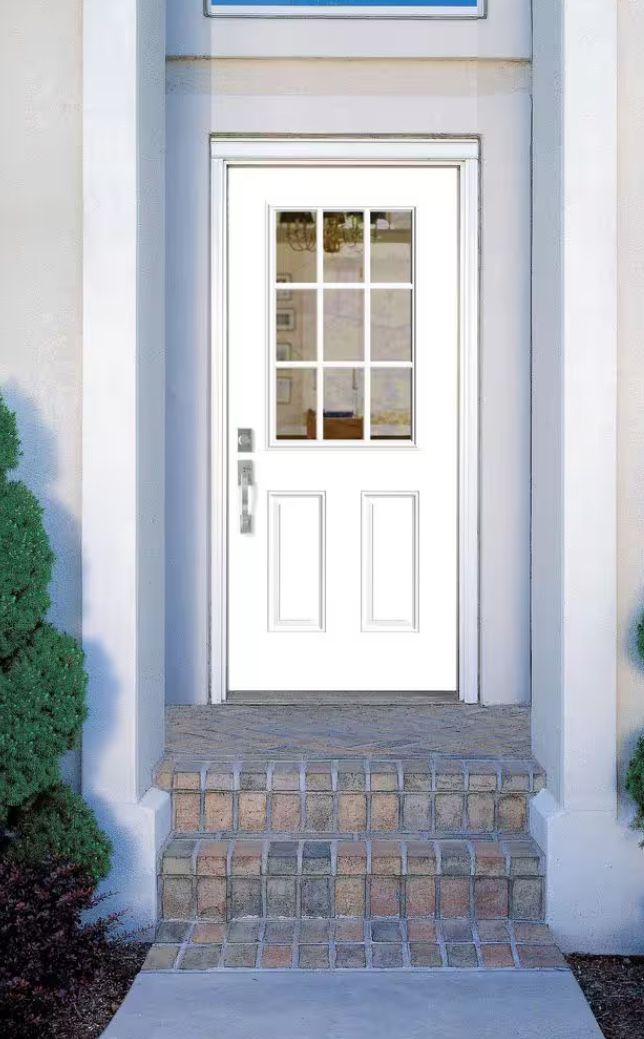 Steel exterior door  *Unused, like new.