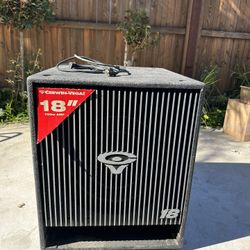 Cerwin-Vega CVA-118 Active Subwoofer.  
