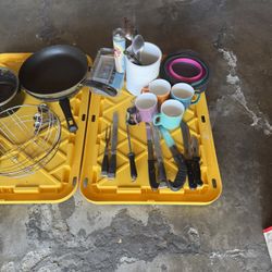 Moving Sale Miscellaneous Kitchen Items 