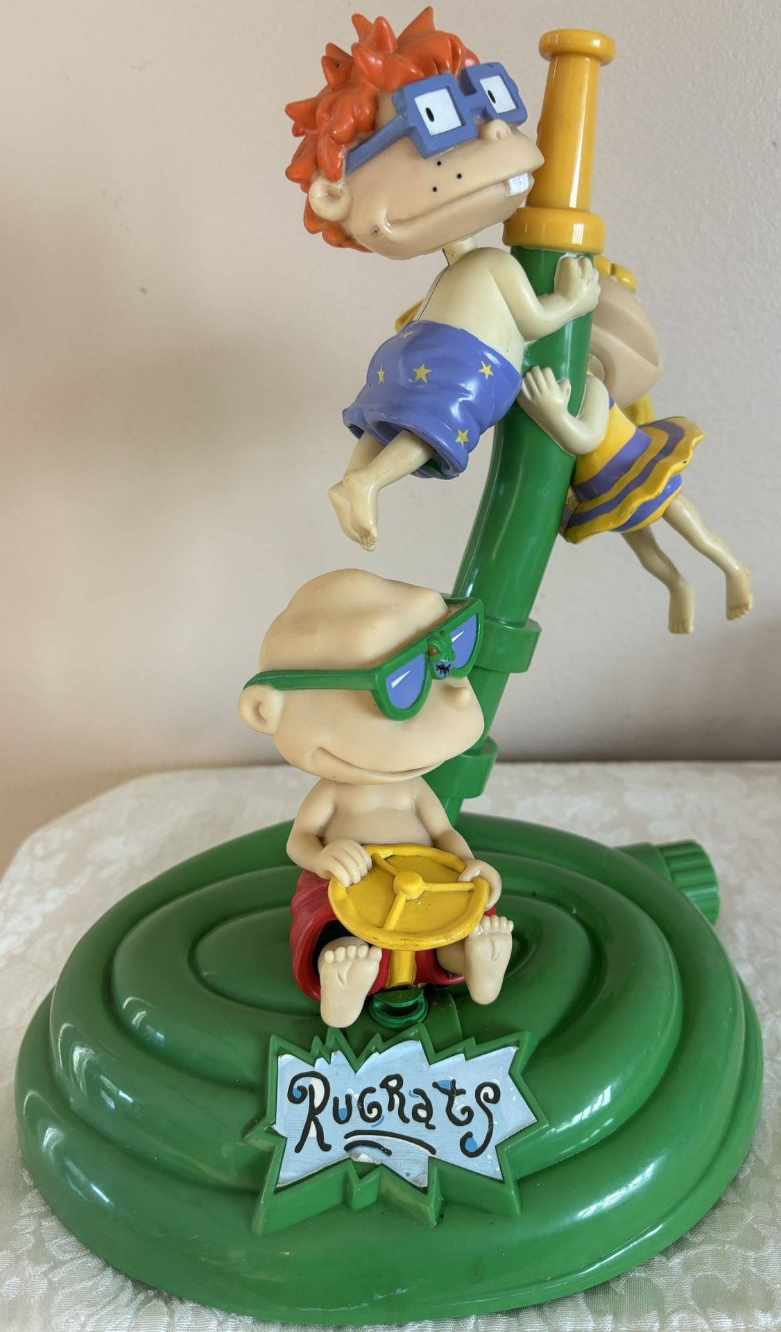 Vintage Rugrats Animated Sprayin’ Splash Water Sprinkler🔵Full Details Below🔵