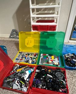 HUGE LEGO and Minecraft Collection with LEGO Bins