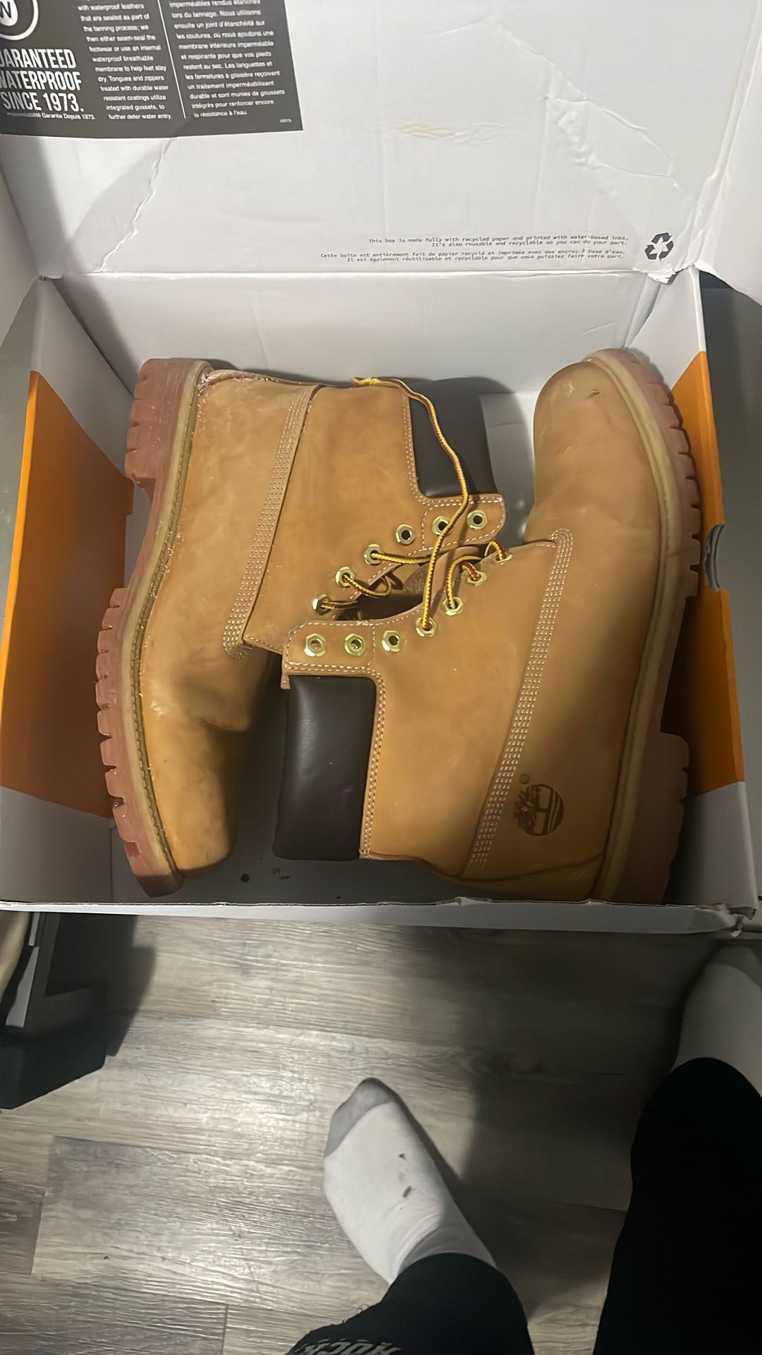 Brown Double Sole Timberland Boots
