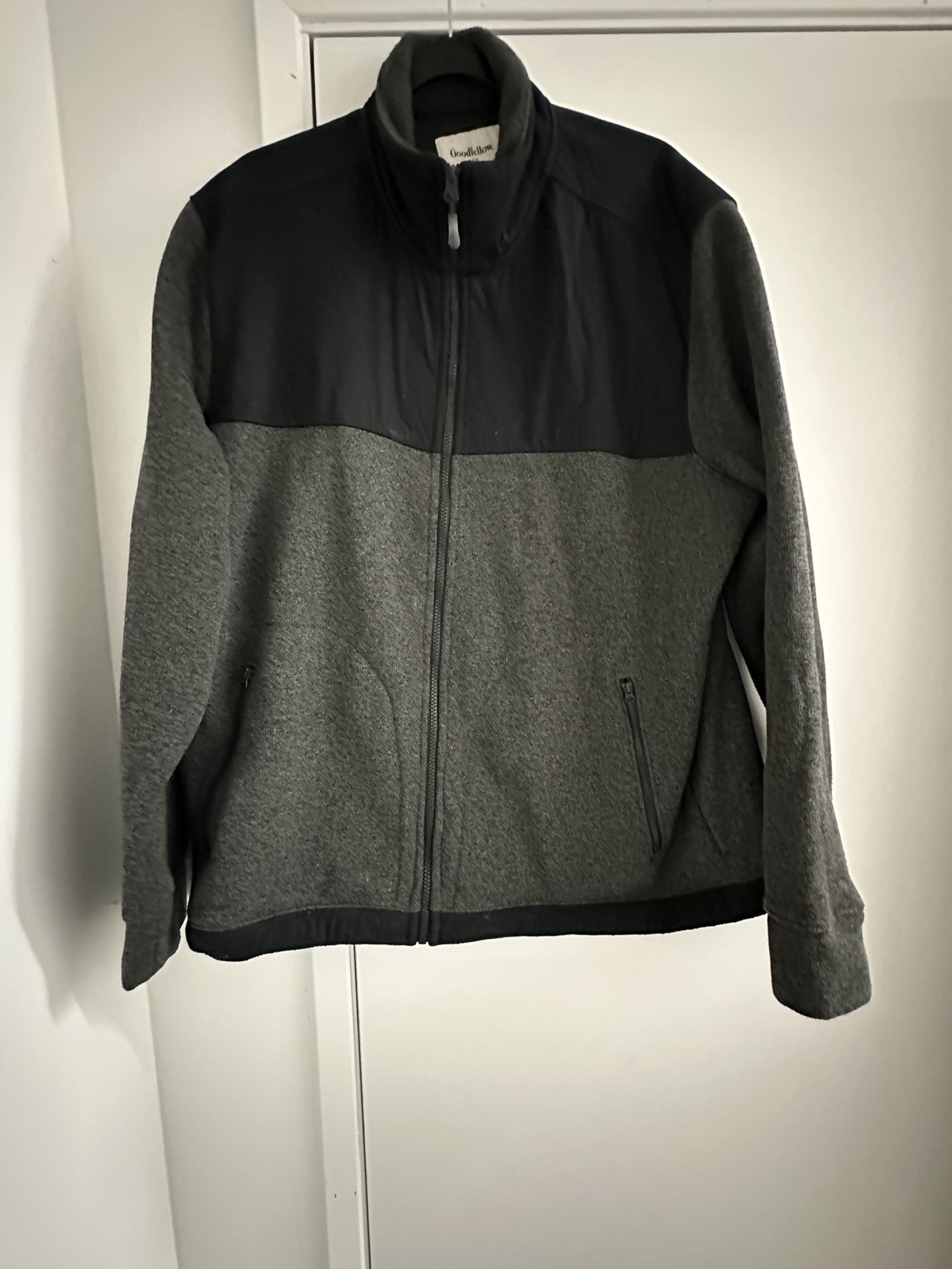 Goodfellow & Co Mens Wool Blend Zip Up Jacket Sz XXL