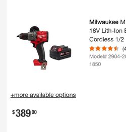 Mulwaukee 2904-20 Tool Only 