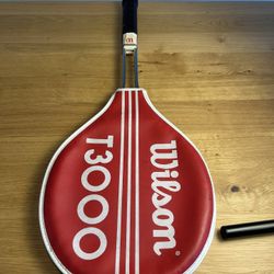 Vintage Wilson T3000 Tennis Racket / Racquet - 1970's