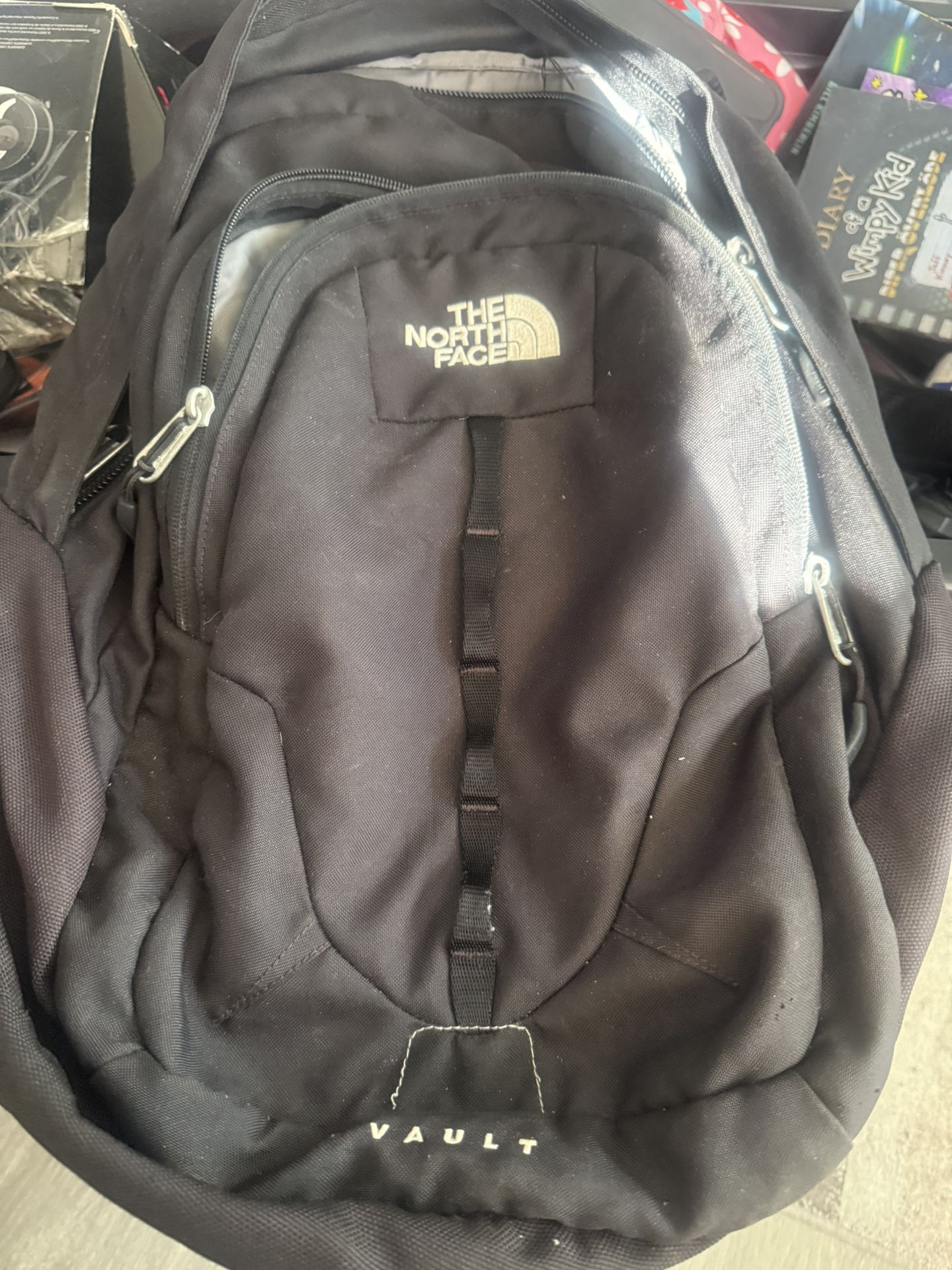 Used North Face Black Backpack 