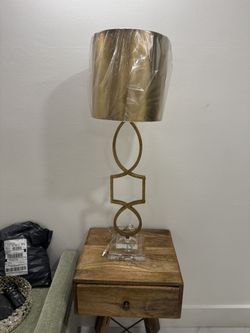 Brand New Set Of Gold Lamps