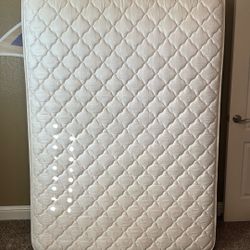 Full Size Mattress, Box Spring, And Frame
