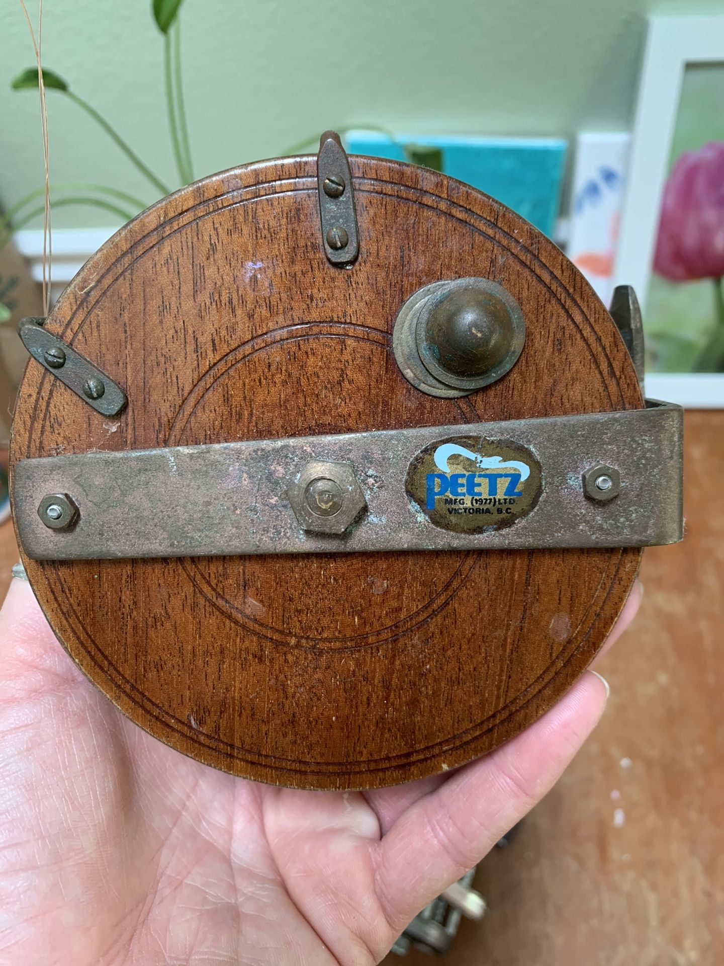 Peetz Wooden Fishing Line Reel