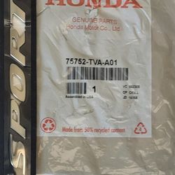 HONDA OEM 18-23 Accord Trunk Lid Exterior Trim-Nameplate 75752TVAA01