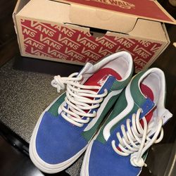 VANS sneakers - Old School / Yacht Club (blue/green) - Size 5