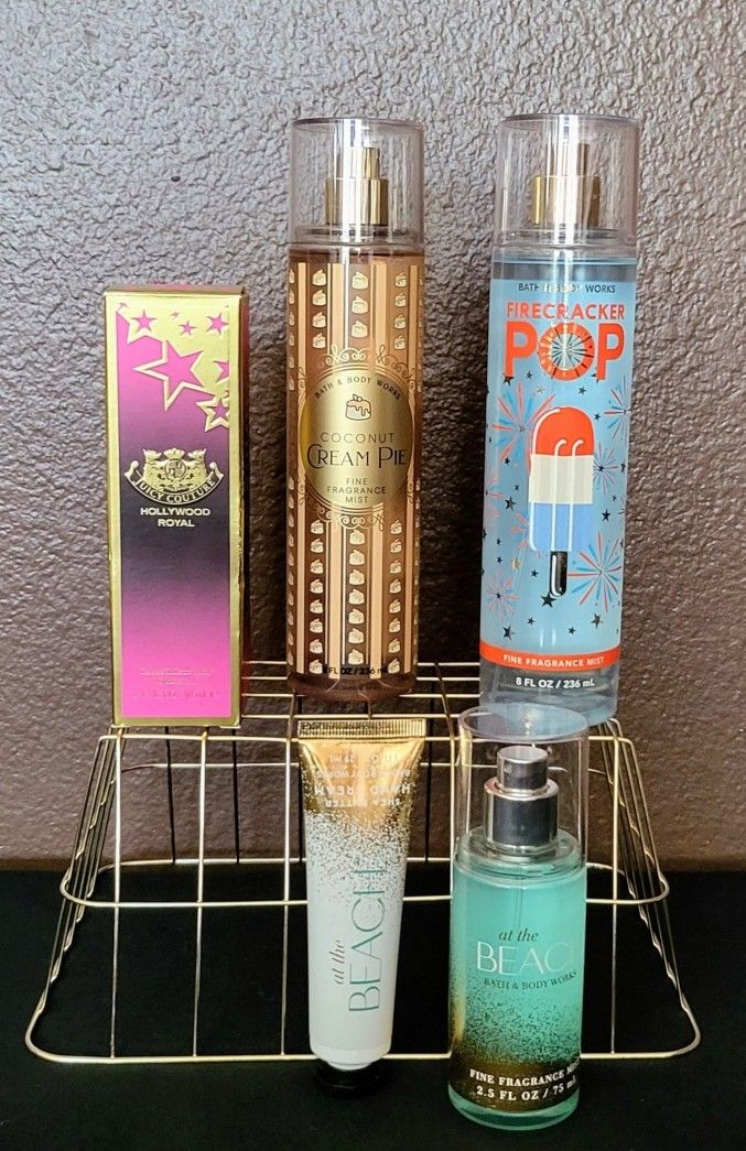 BRAND NEW JUICY COUTURE HOLLYWOOD ROYAL PERFUME & BATH & BODY WORKS 