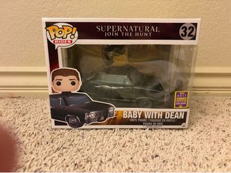 Dean with baby funko