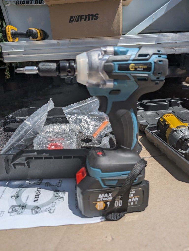 Chainsaw Battery For DeWalt Tools Impact Wrench Welder