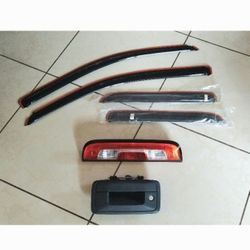 14-18 Chevrolet Silverado And Gmc Sierra Parts Oem Handle Brake Light Window Visors 
