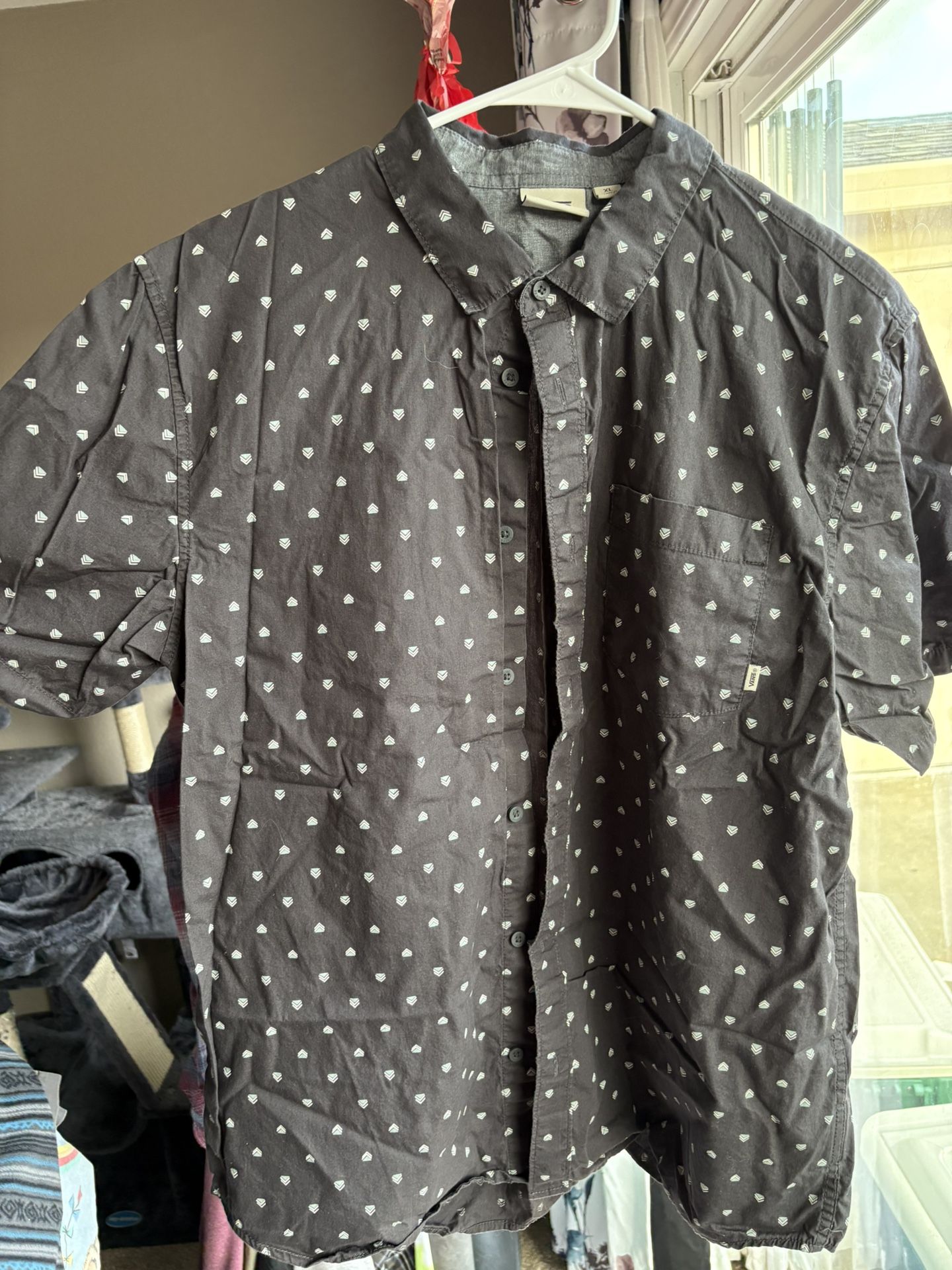Vans Mens Button Up, Never Worn - OBO