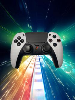 TMR Retro PS5 DualSense Controller W/4 Back Buttons And Grips