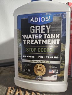 RV Grey Water Tank Treatment and Cleaner, Enzyme Deodorizer for Sink Drains for Camper Gray Tanks