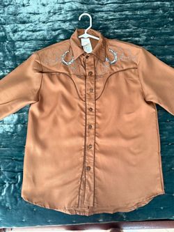 Halloween costume cowboy shirt