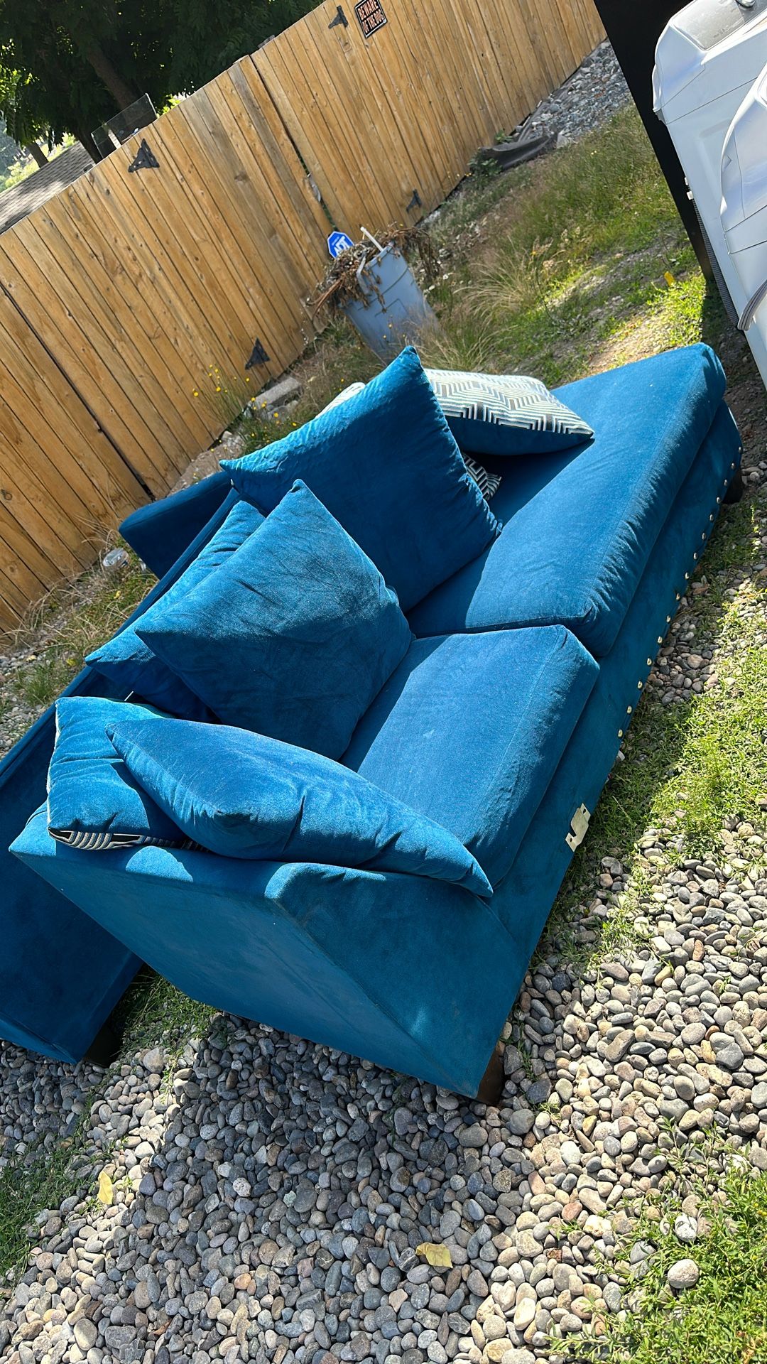 Blue Sectional Sofa