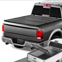 09-18 Ram 19-22 Ram Classic Hard Tri Fold Tonneau Truck Bed Cover Tapadera