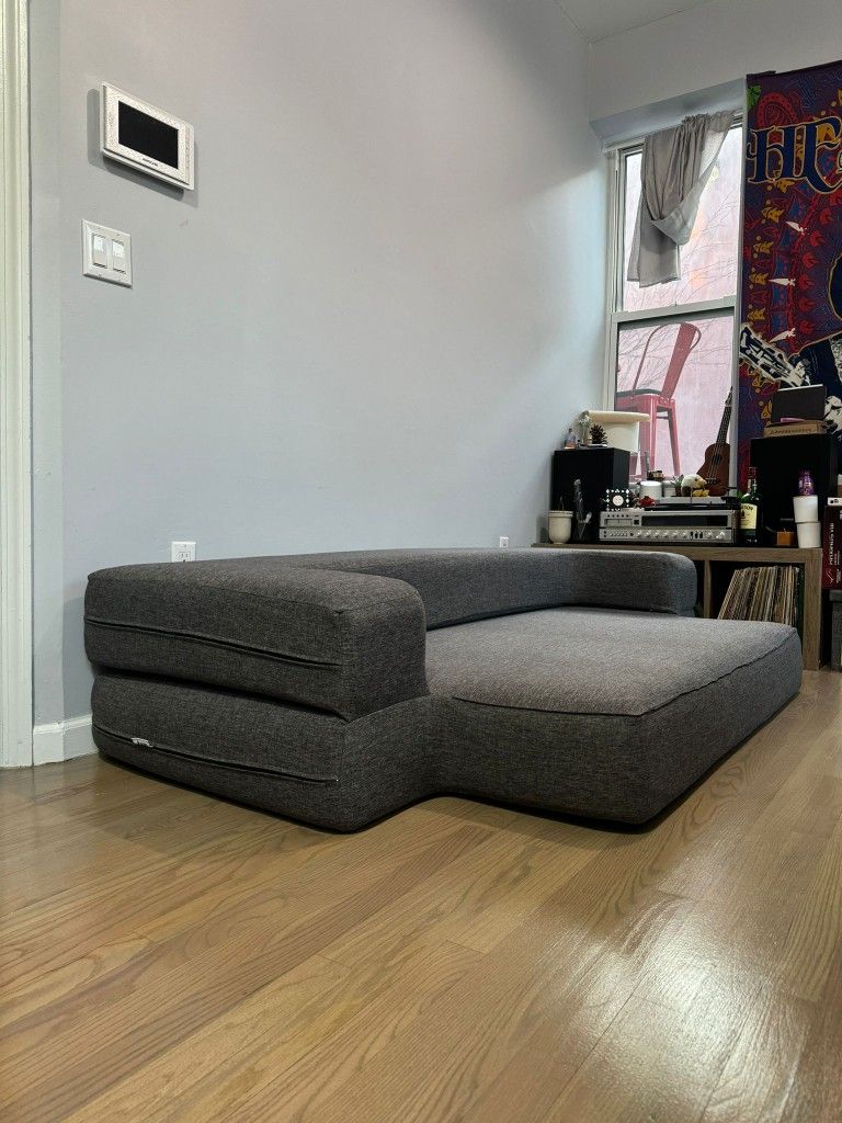 Dark Grey Floor Sofa Bed (Queen size)