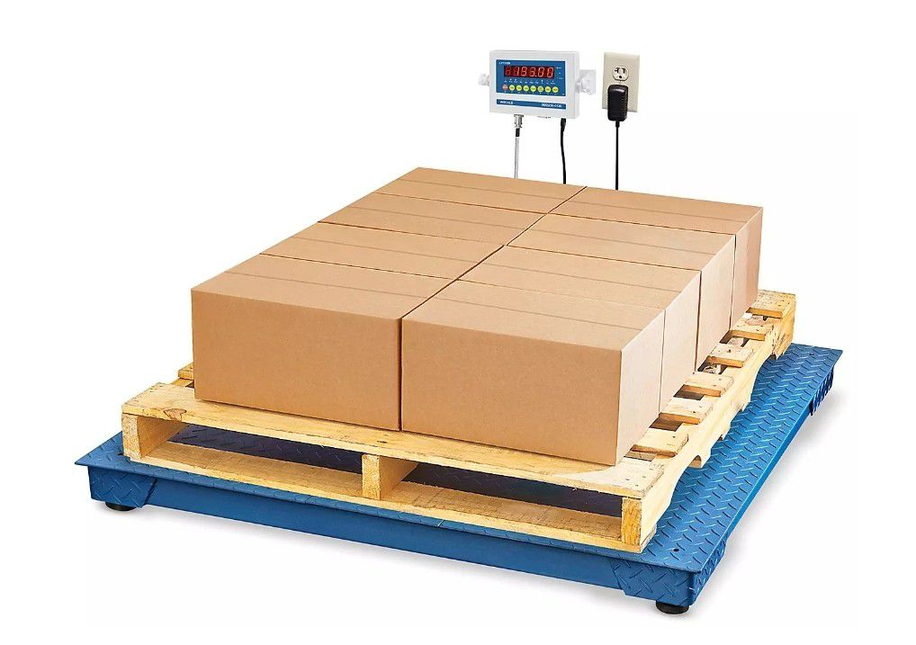 Low Profile Floor Scale - 4 x 4', 10,000 lbs x 2 lbs