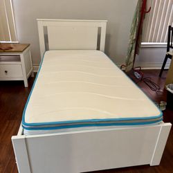 Bed Frame + 2 Storage Boxes