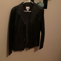Womens Black Leather Jacket