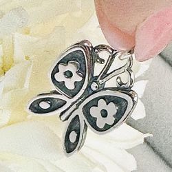 Butterfly Charm Pendant 
